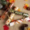 Thanksgiving Party Table Favor No Snap No Popping (12 Pack) with Party Hat, Joke & Gift Inside, Designed with Autumn Leaves, Pumpkin, Lettering for Fall Holiday, Thanksgiving Holiday Traditions